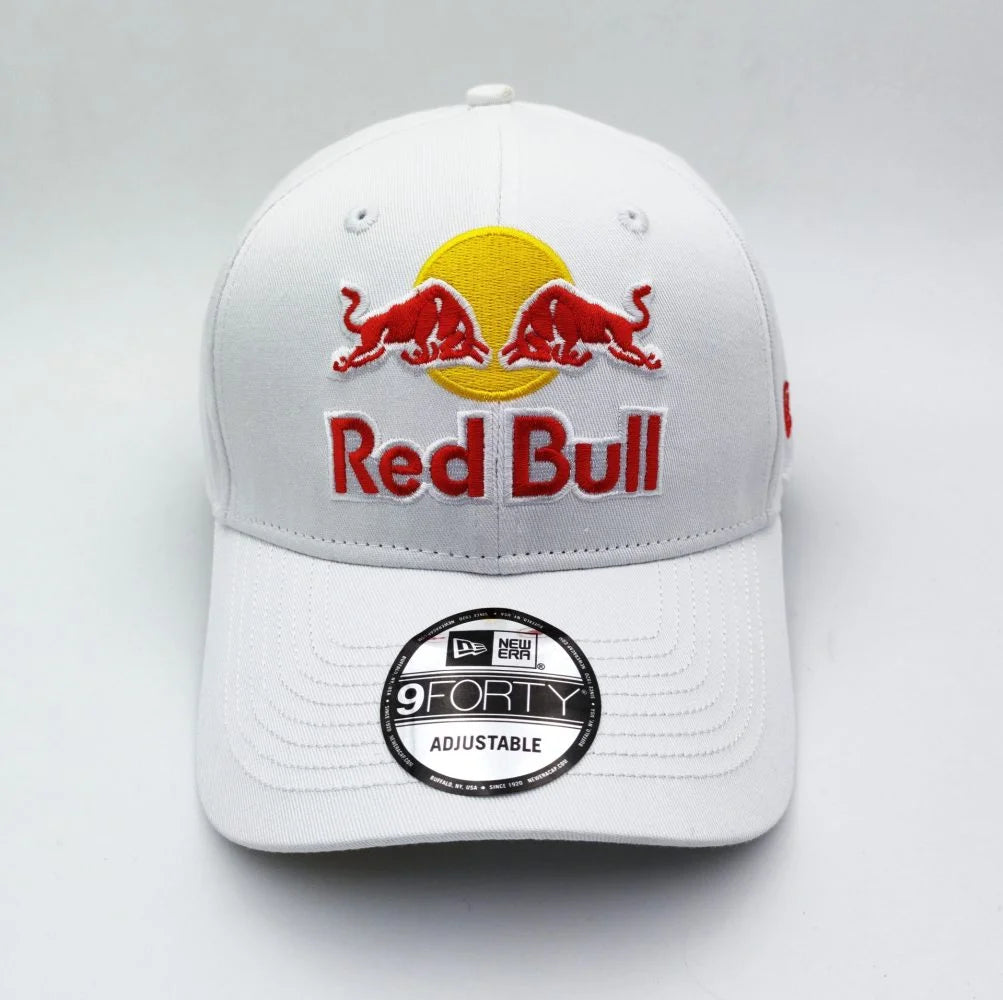 New Era F1 Cap Red Bull White Racing Hat