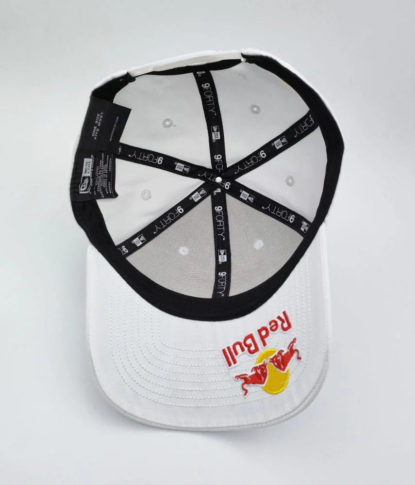 New Era F1 Cap Red Bull White Racing Hat